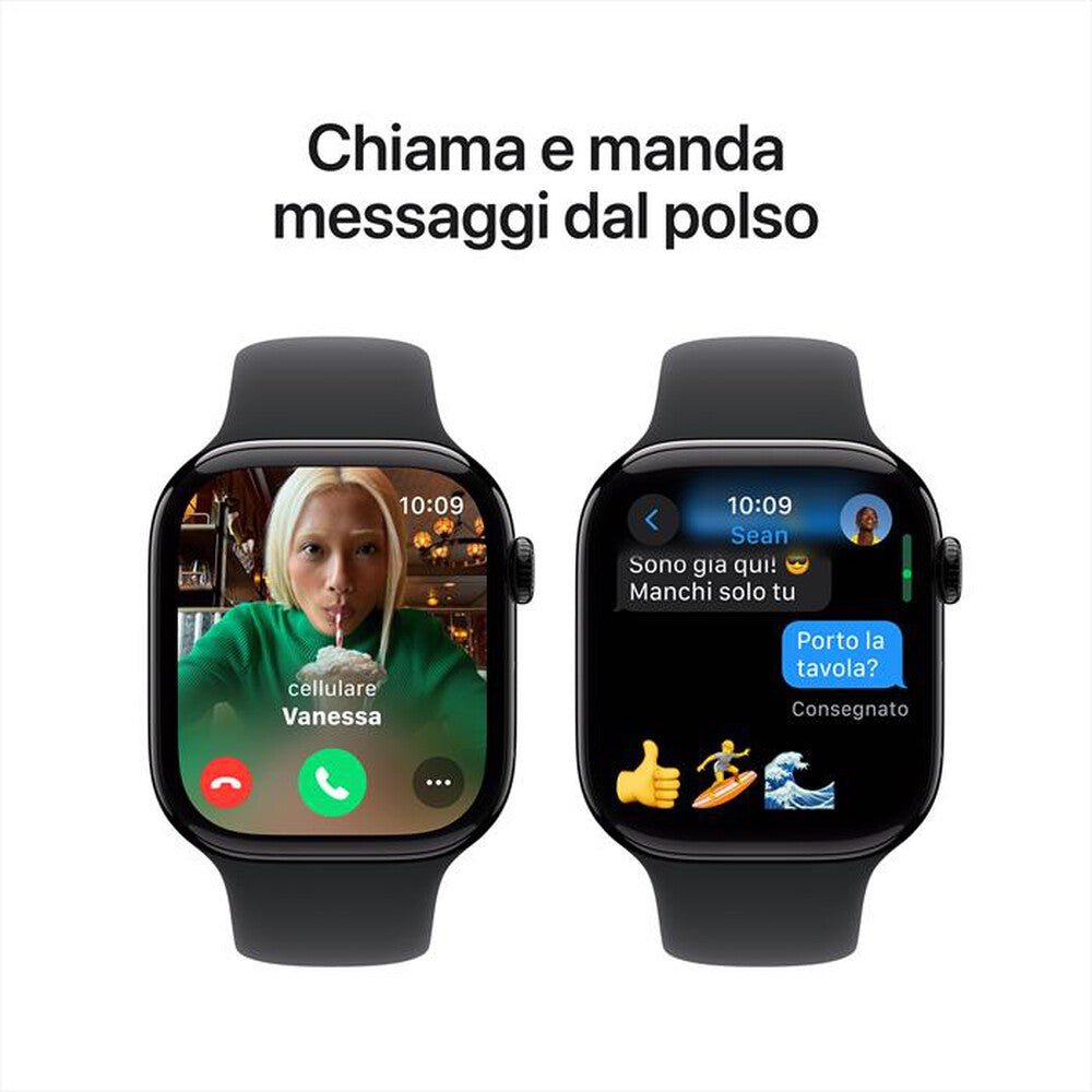 APPLE - Apple Watch series 10 GPS (alluminio) con cinturino Sport Band