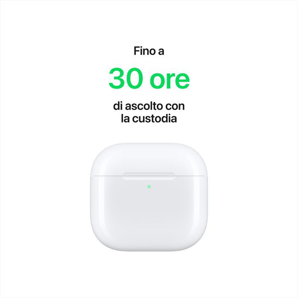 APPLE - AirPods 4 con cancellazione attiva del rumore